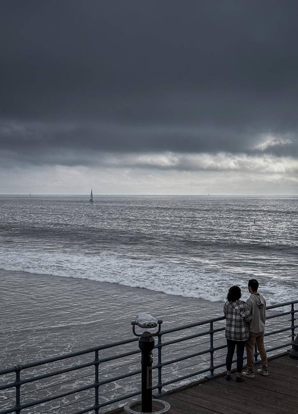Couple on Pier